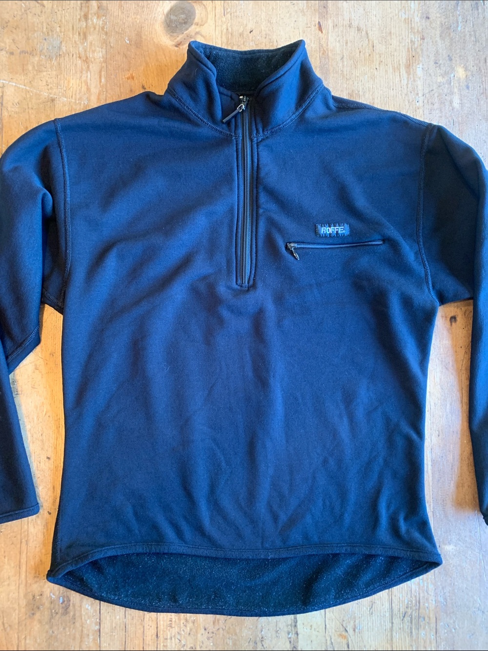Roffee Womens 80s 90s Half-Zip Fleece Pullover